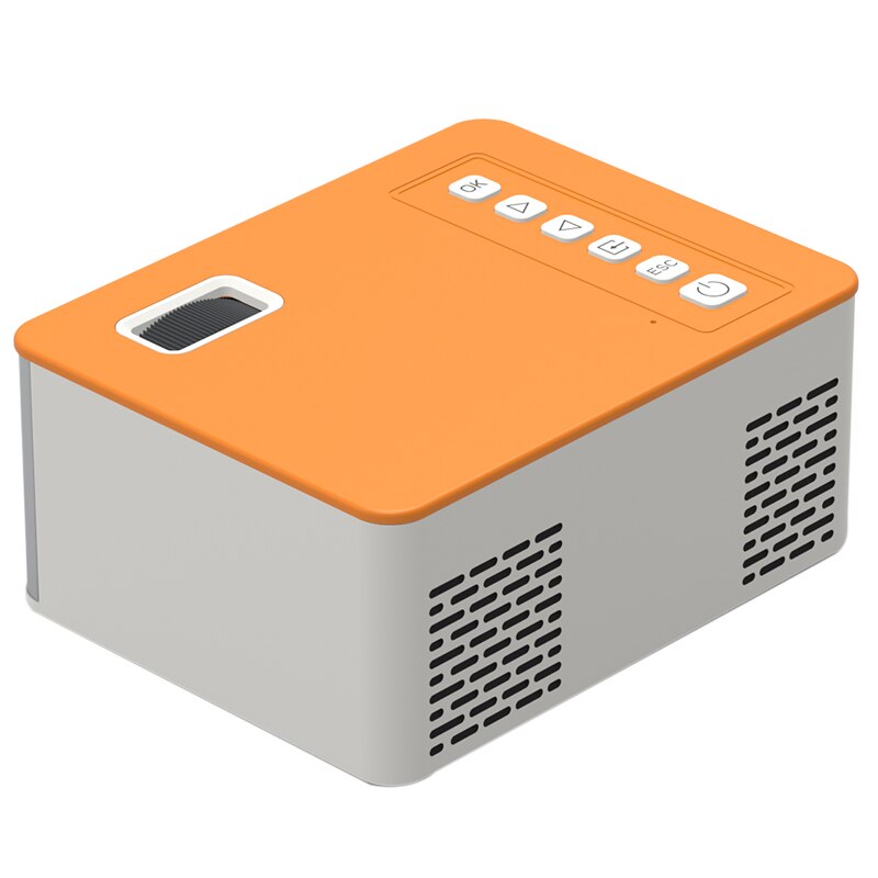 UC28D Mini Portable Projector 16:9 With Speaker Home Theater Travel Outdoors Support Mobile Phone Data Cable For Android/ios