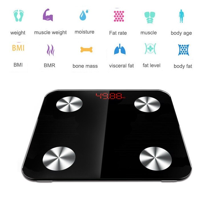 Yunmai-báscula inteligente para el hogar, dispositivo electrónico Digital de medición de grasa corporal, 25 datos corporales, para Baño