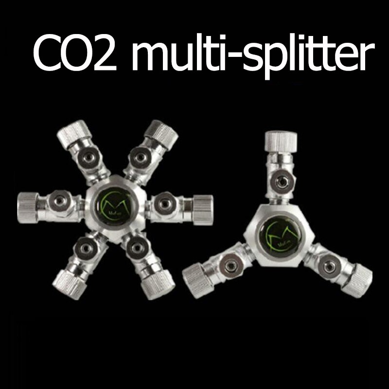 Carbon dioxide multi-way shunt splitter CO2 multi-split
