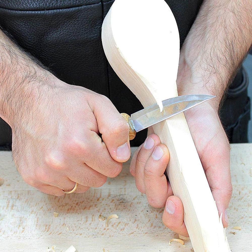 # Wooden Carving Spoon Blank Set Beech Walnut Unfinished Wooden Craft Whittling Carving Kit For Beginner Whittler