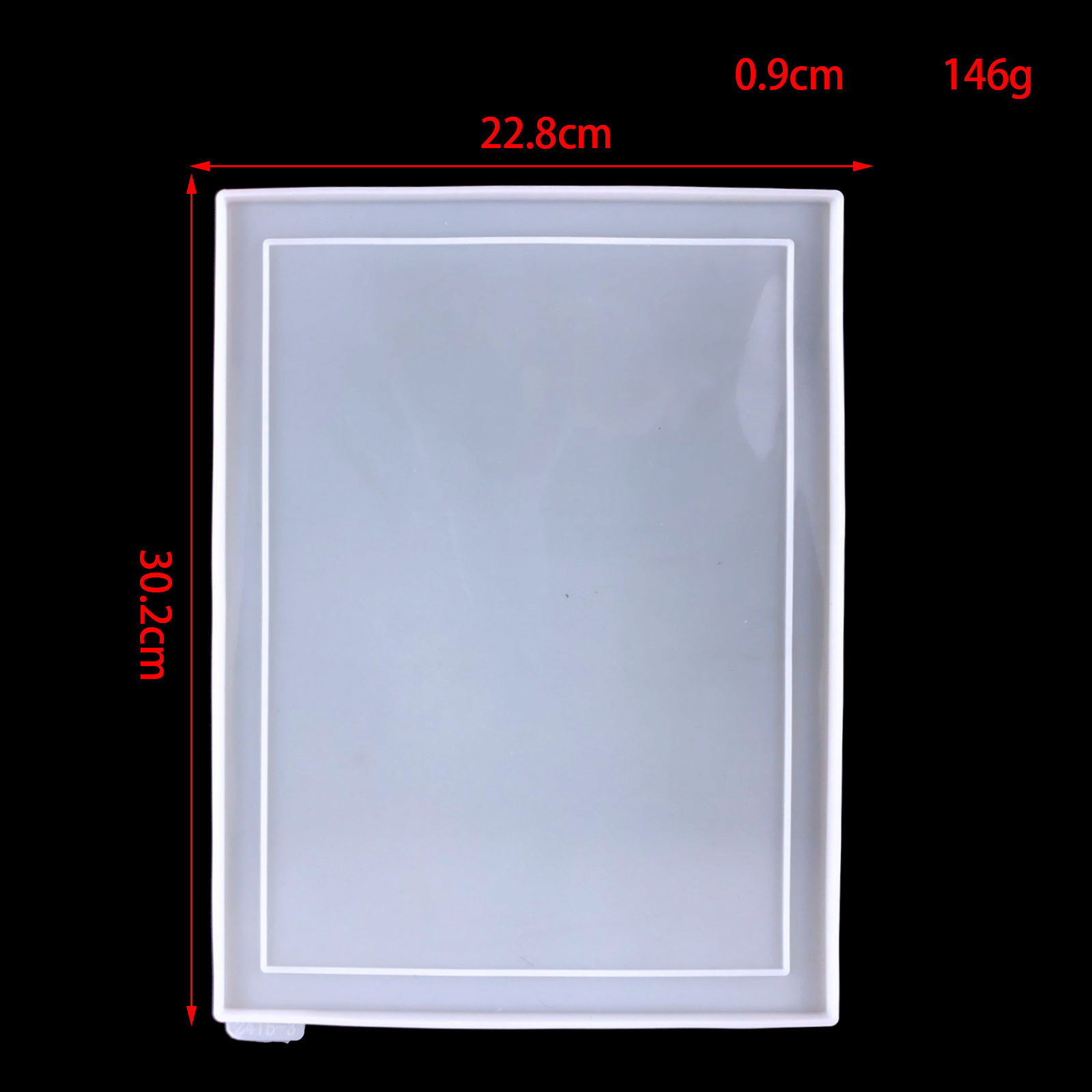 Fotolijst Diy Mold Crystal Silicone Hars Mallen Grote Vierkante Siliconen Mal Tafel Decoratie Fotolijst Handgemaakte Voor Epoxy: C
