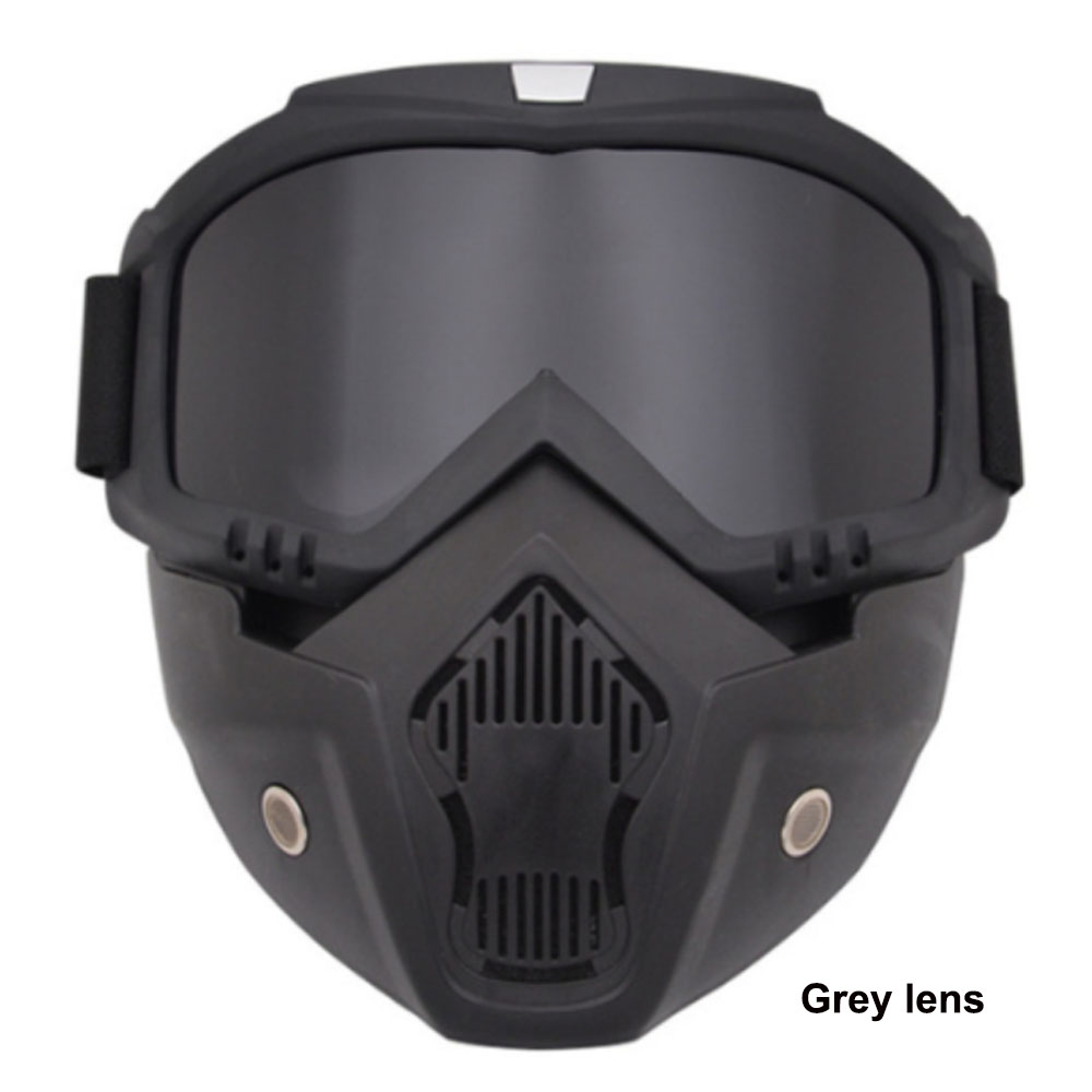 Goggles Full Face Hd Transparent Fog-proof Sand-proof Electric Welding Protective Glasses Versatile Breath-proof Windproof Mask: Beige