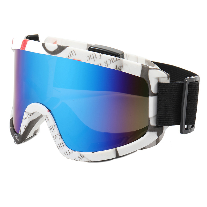 Sport UV400 Skiing Glasses Men Women Windproof Winter Ski Goggles Magnetic Snowmobile Eyewear Snow Sunglasses Oculos Lens Color: Color 3