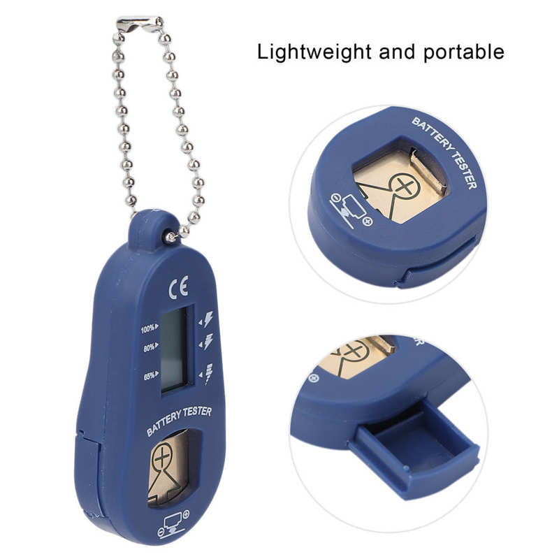 Hearing Aids Battery Tester Portable Battery Checker Electric LCD Display Button Cell Batteries Digital Measuring Devices Home