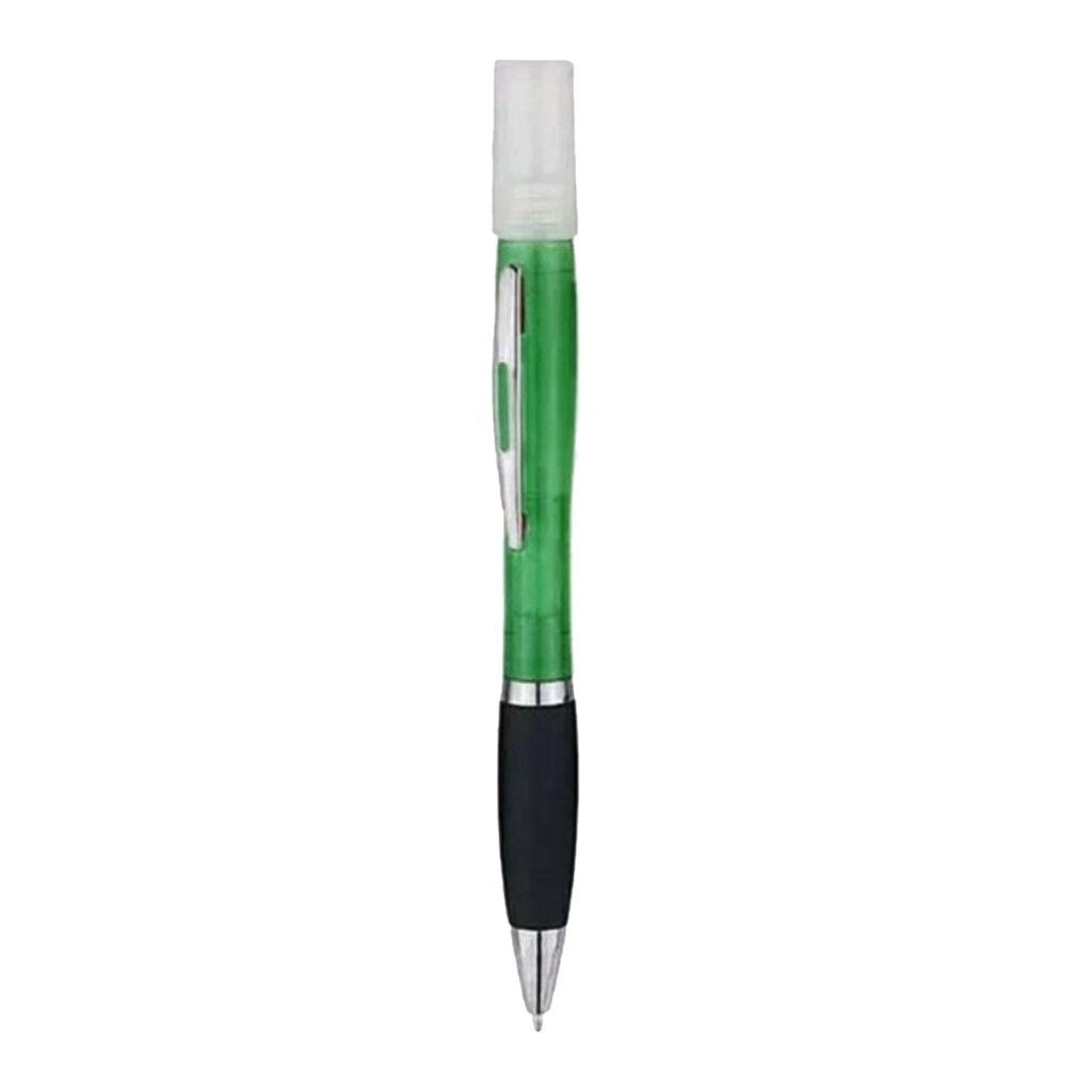 Ballpoint Pen Collection 1mm Medium Point Black Ink with 5ml Empty Spray Bottle: Green