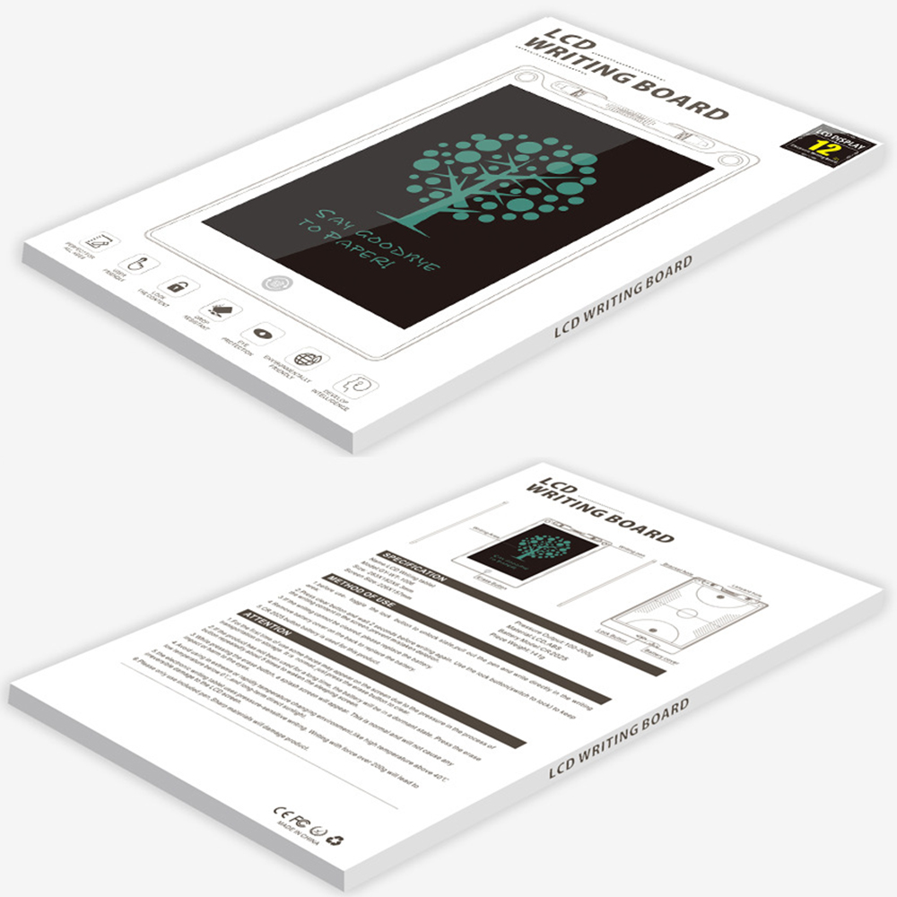 12 Inch Lcd Schrijven Tablet Leren Onderwijs Speelgoed Voor Kinderen Schrijven Tekentafel Meisjes Speelgoed Kinderen Magische Schoolbord
