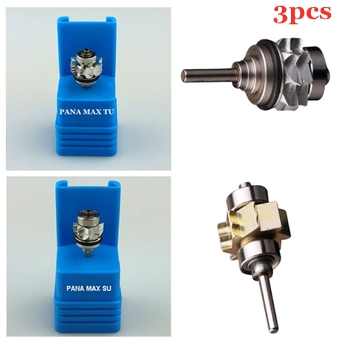 3 pcs Dental High Speed PANA MAX TU & SU Rotor Cartridge Keramische Lager voor PANA MAX Koppel Handstuk TU-M4 /B2 compatibel w/NSK