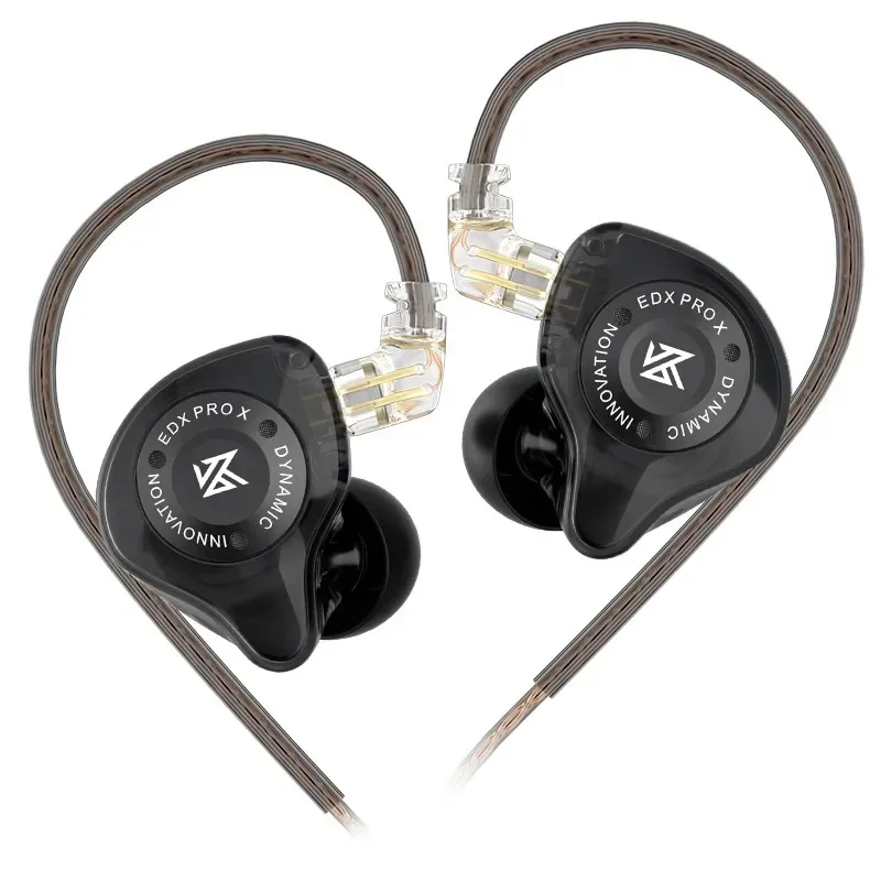KZ EDX PRO X Dynamic Drive Earphone HIFI Bass Earbud DJ Sport Music Cancelling Headsets 2PIN Cable KZ ZSTX ZSN PRO X EDC EDA ZVX
