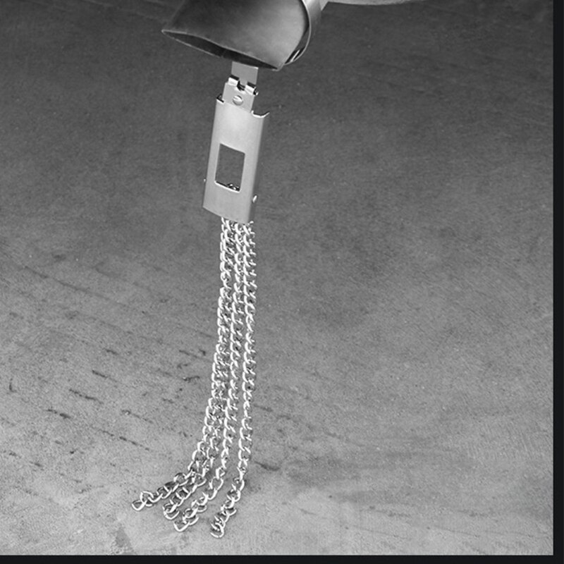 Car Anti-static Alloy Strip Grounding Chain Eliminate Static Electricity Parts U90C