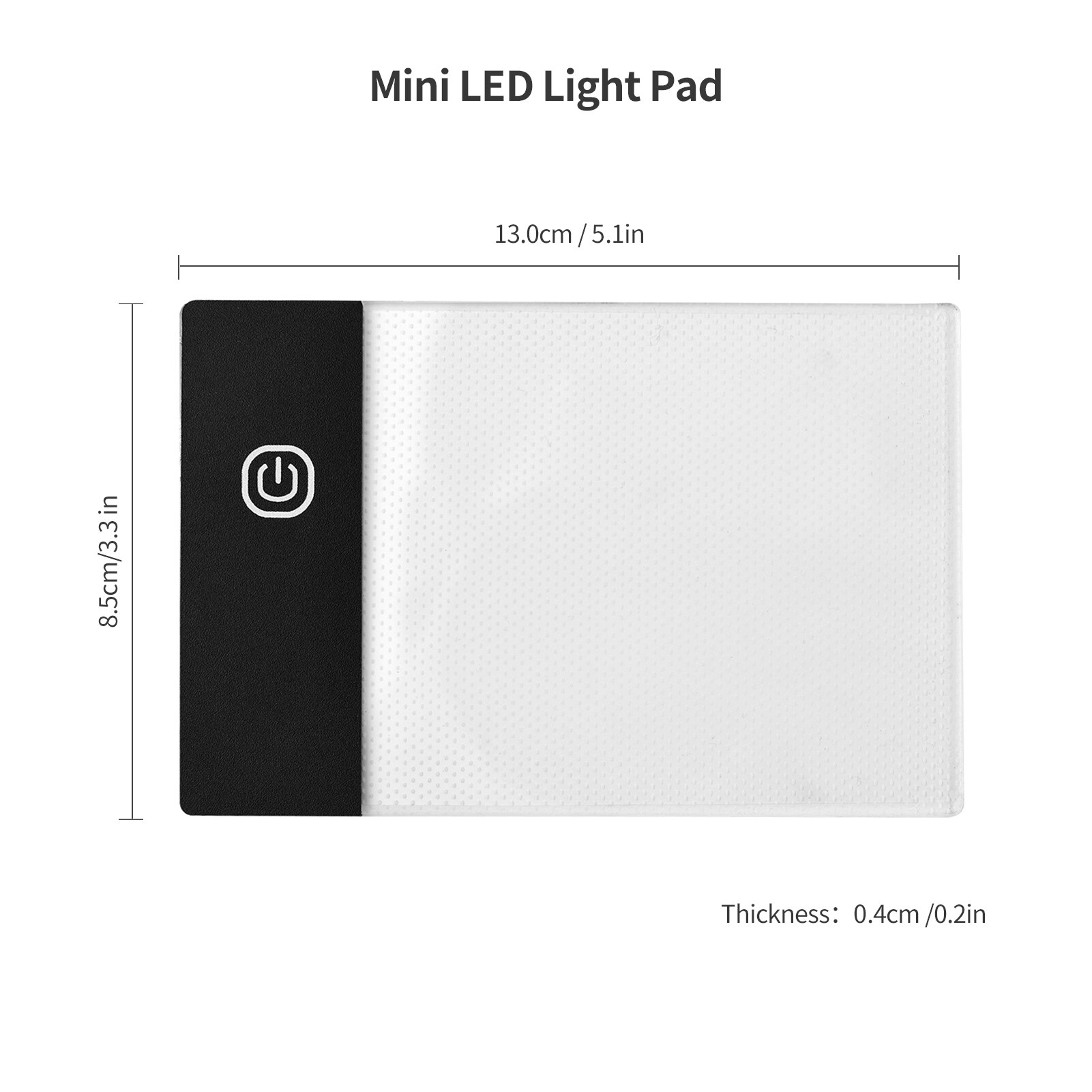 Ultra-thin Light Box Mini LED Light Pad USB Powered Dimmable Brightness Artcraft Tracer for Sketching Drawing 2D Animation
