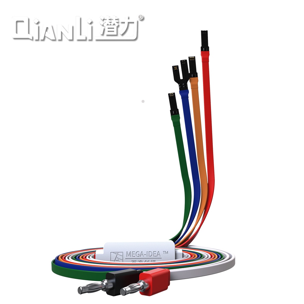 Qianli strømforsyningstestkabel til iphone xs max  x 8g 8p x 7g 7p 6s 6sp 6g 6p dc power control wire testlinje til android