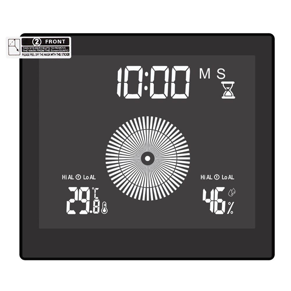 Horloge murale numérique étanche pour salle de bain, fonction de compte à rebours de la température et de l'humidité, minuterie de douche