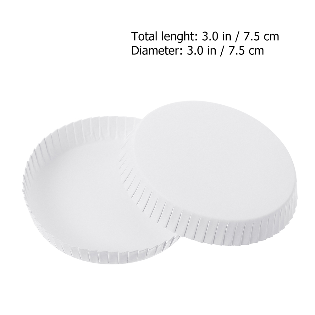 100 Stuks Wegwerp Cup Covers Fijn Papier Draagbare Cup Deksels Papier Mok Cover Papier Cup Deksels