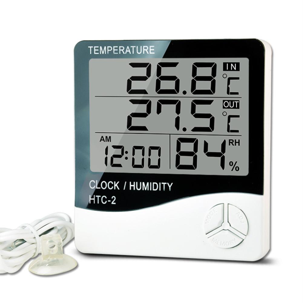 HTC-2 Digital Thermometer Hygrometer with probe Electronic Temperature Humidity Meter Outdoor with Temperature Humidit