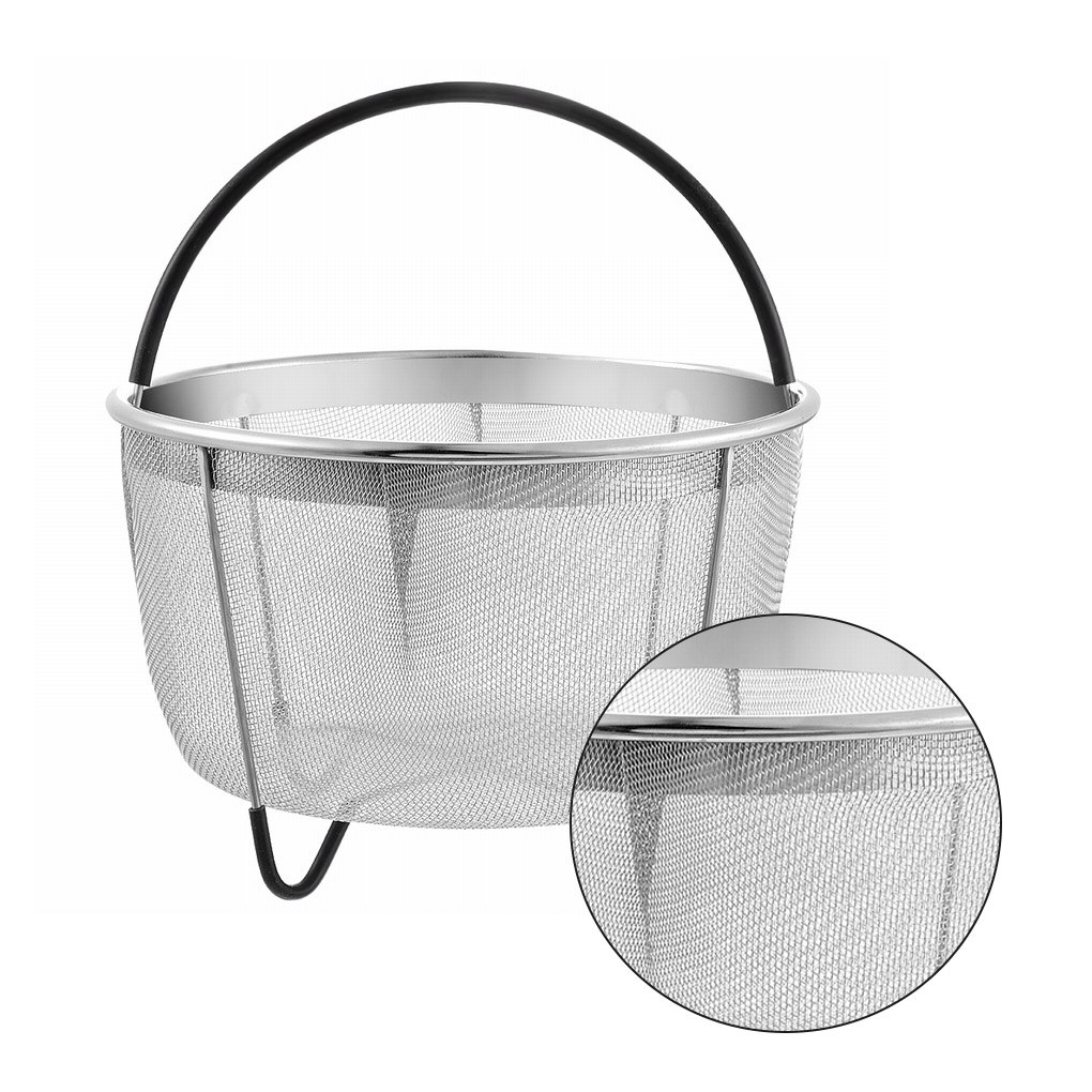 Snelkookpannen Stoomboot Mand Rvs Zeef Stoom Ei Vlees Veggie Insert Dampende Tool