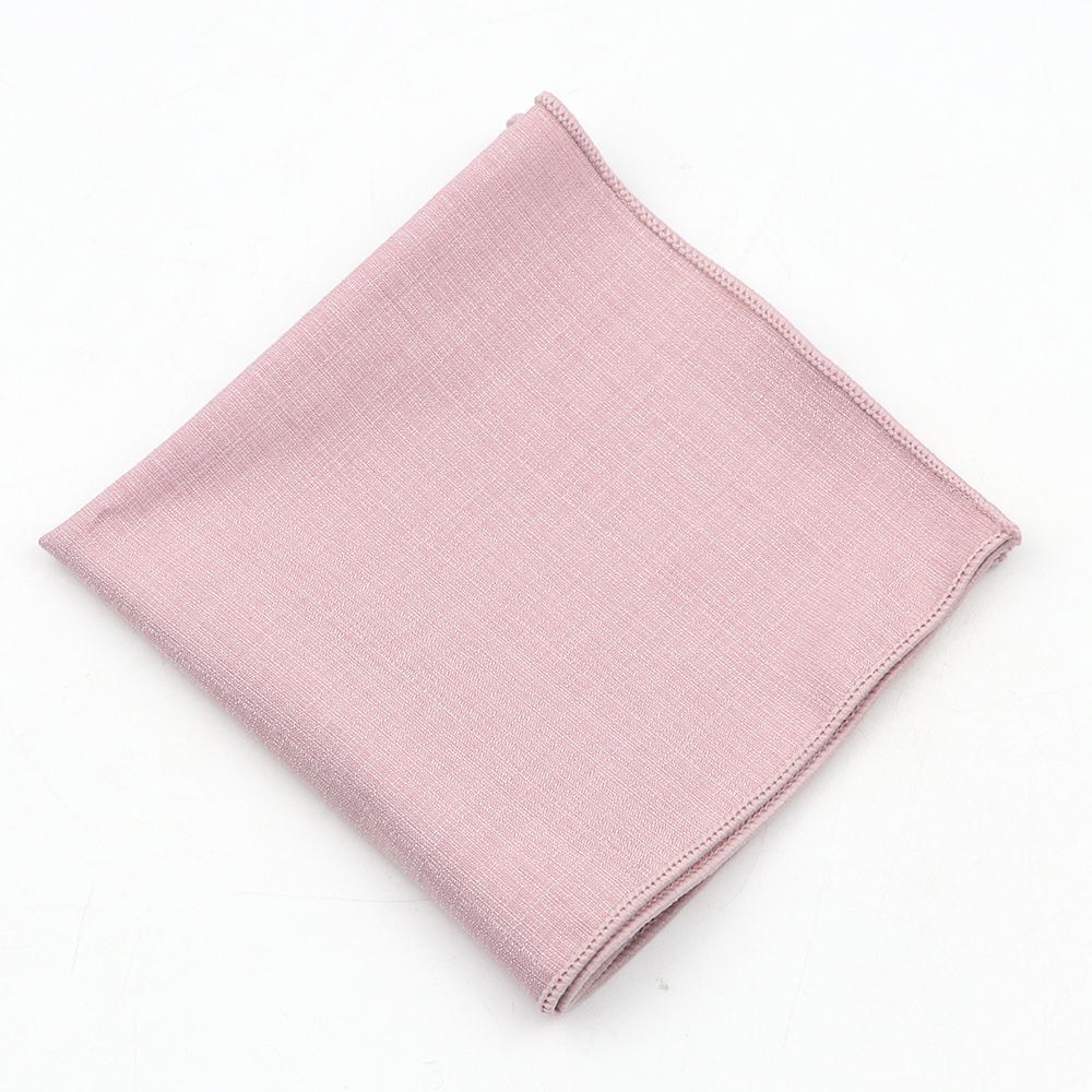Solid Color Polyester Bamboo Fiber Handkerchiefs For Men Classic Casual Suits Pocket Square Mens Black Khaki Blue Towels: black
