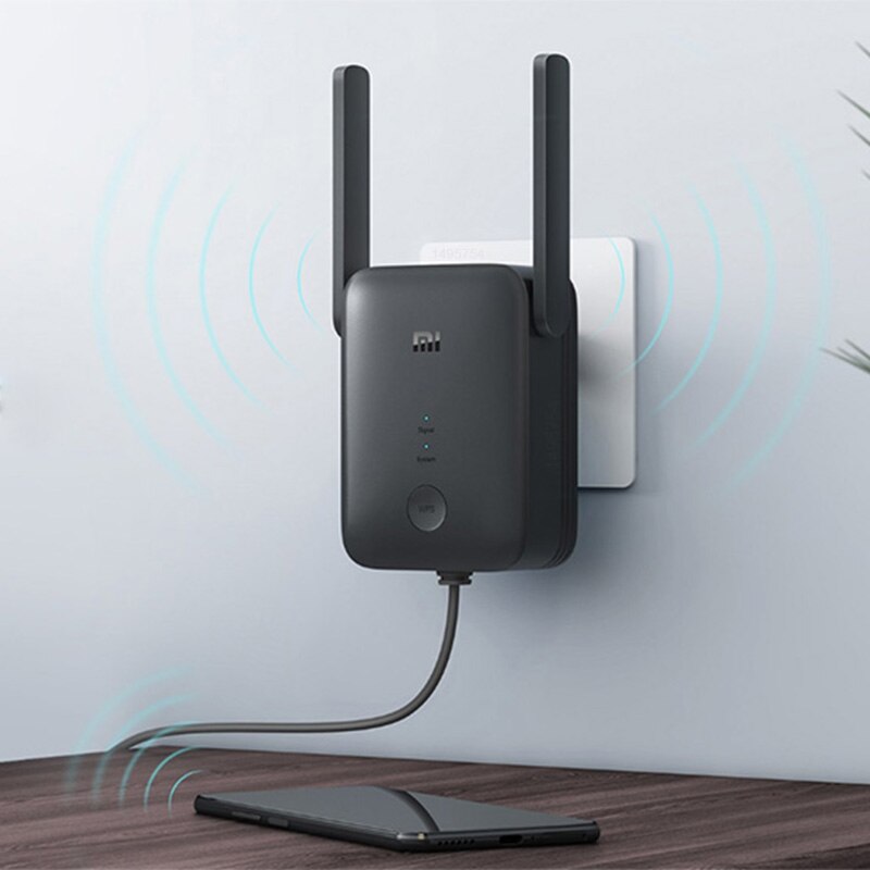 Xiaomi Mi AC1200 Wifi Range Extender Global Version Amplifier Wifi Signal 2.4GHz Adn 5GHz Band 1200Mbps Hotspot Repeater Router