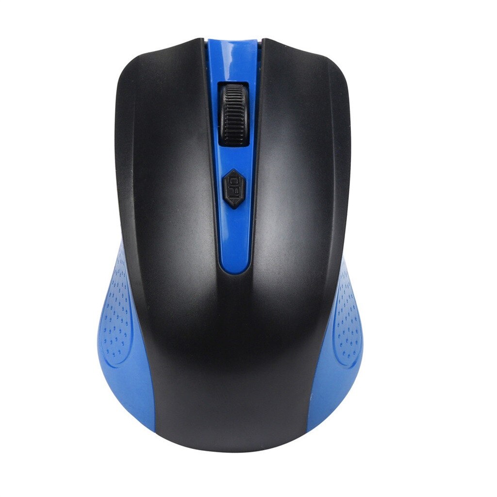 Novo profissional gaming mouse mecânico silencioso 1600dpi 4 botões backlit computador mouse suporte macro definição: Blue