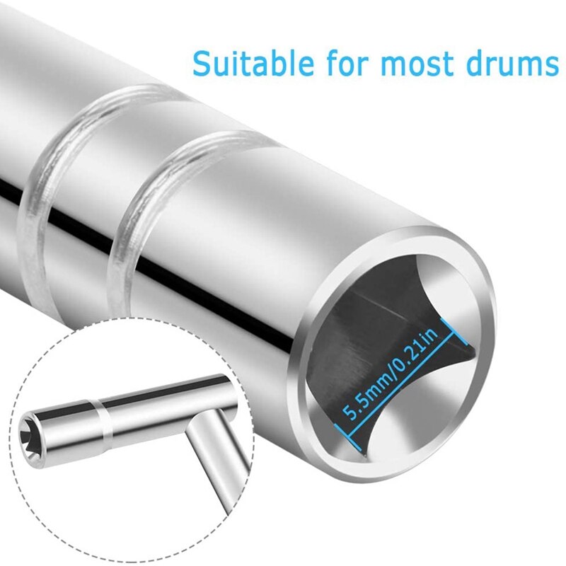 7 Pack Drum Sleutel, drum Tuning Sleutel Continue Grandado