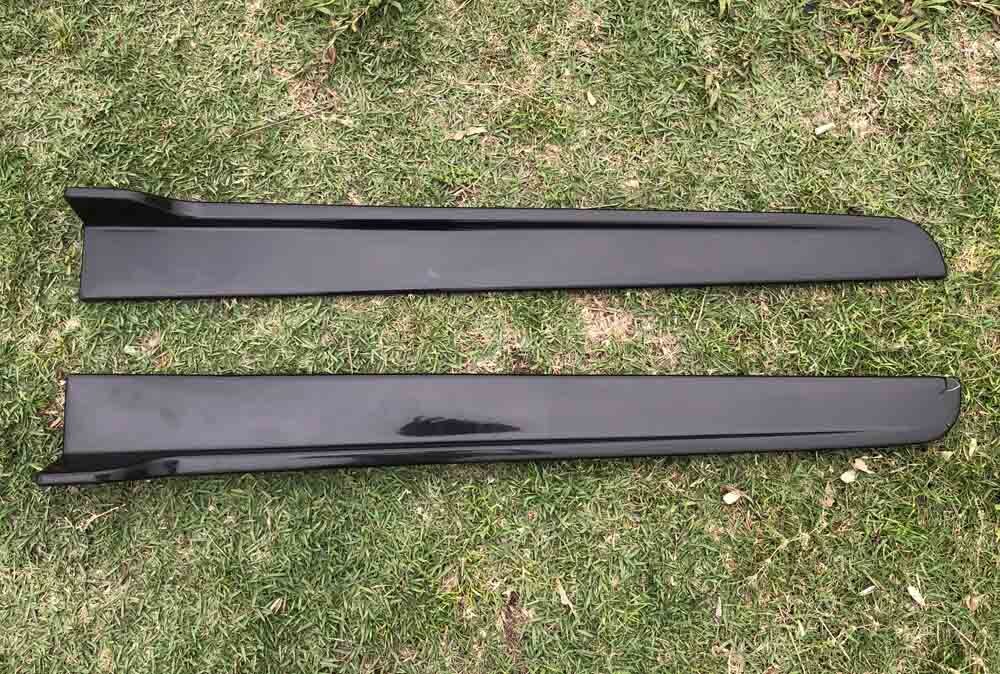 2pc universal side skirt rocker splitters winglet wing diffuser 41.7"x4.7"