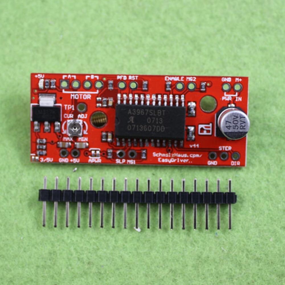 1pc Easy Driver Shield stepping Stepper Motor Driver V44 A3967 microstepping driver