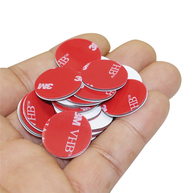 20 Stuks Ronde Dubbelzijdige Tape Diameter 50Mm Dikte 1.5Mm Gebruikt Voor Bevestiging En Plakken Items Op muur En Desktop