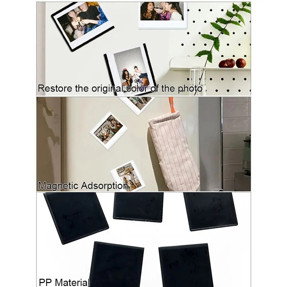 5 STKS Instant Brede Camera Fotolijst Koelkastmagneet voor Fujifilm Instax BREED 300 400 210 Brede Printer Houder Koelkast sticker