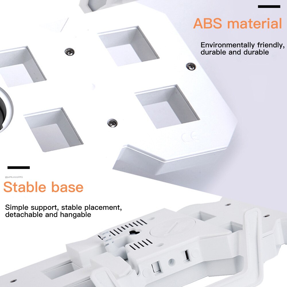 3d ledede usb-opladning digital ur alarm ur elektroniske digitale ure væg horloge boligindretning kontor bord skrivebord ur