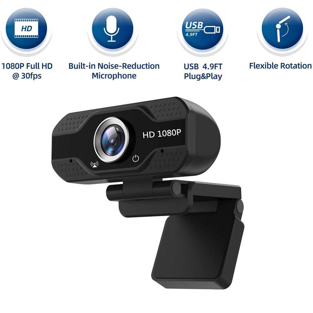 OULLX HD 1080P Webcam Gebaut-in Mikrofon Smart Web Kamera USB Für Desktop Laptops PC Spiel Cam OS windows Android