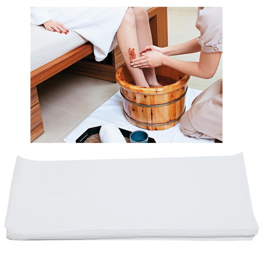 190pcs Non-Woven Fabrics Disposable Foot Bath Towel Beauty Salon Foot Spa Paper Towel Tussue for Beauty Salon