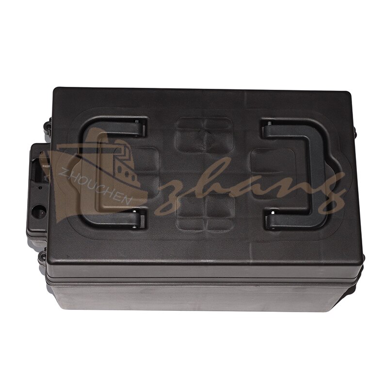 48 V lithium battery ABS plastic storage box for 12A or 18A battery power cylindrical installation