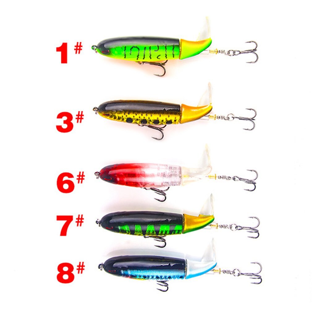 10Cm 13G Whopper Popper Topwater Vissen Lokken 3D Ogen Plastic Kunstaas Hard Vissen Plopper Haak Vissen Accessoires