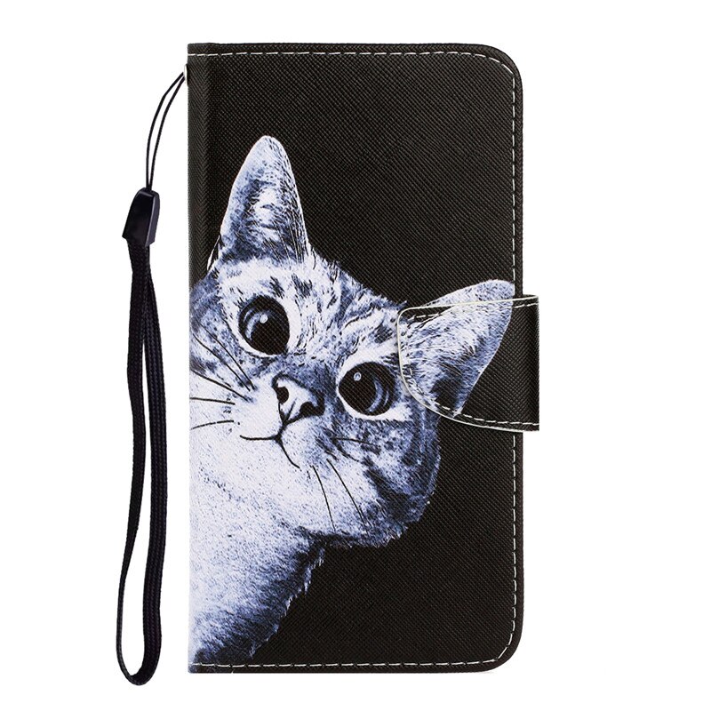 Voor huawei  y6p hoesje leren flip telefoonhoesje na voor coque huawei  y6p cover portemonnee houder cover voor huawei  y 6p y6 p fundas