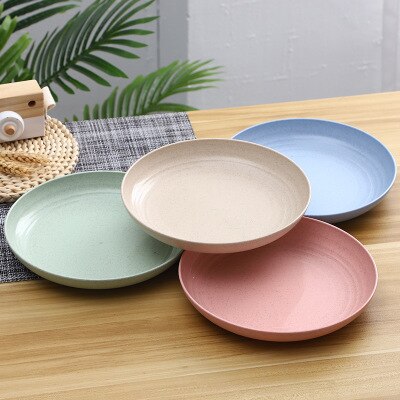 Japanese dish dish dish fruit plate small bone plate plate plate set: 25cm  4pcs
