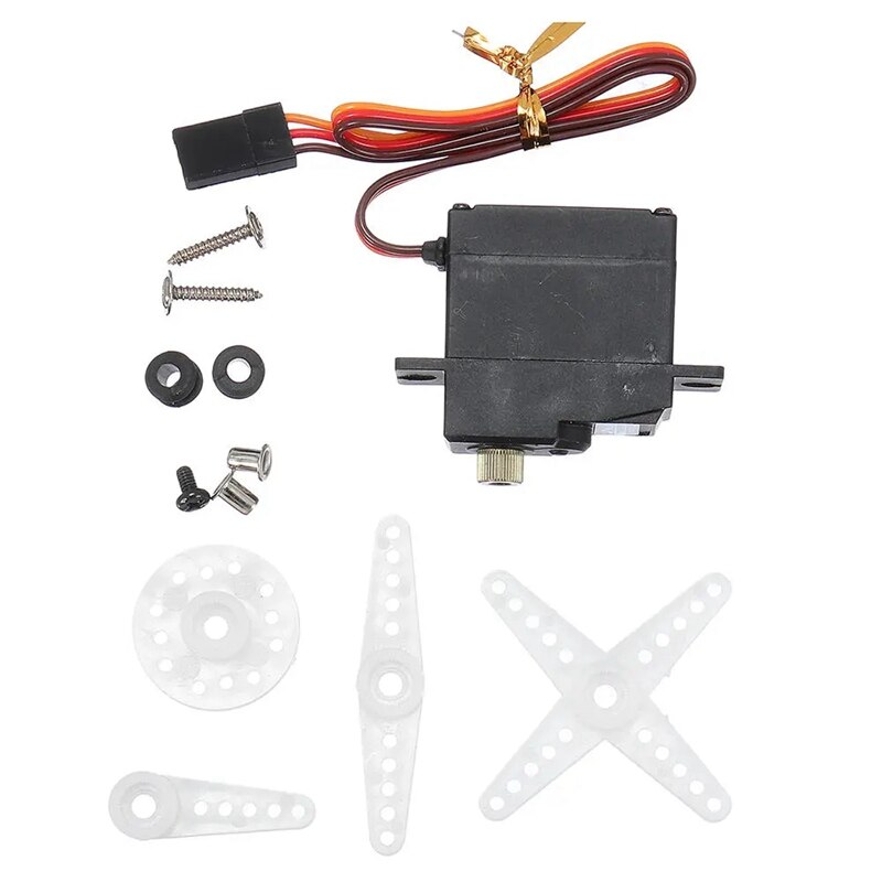 Voor Wpl D12 1/10 Rc Car Upgrade Onderdelen 17G 3.5Kg Digitale Core Metal Gear Servo Spare Accessoires: Default Title