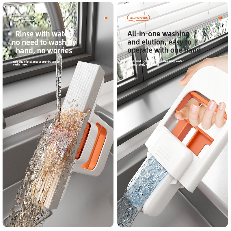 Mini-sponsmop Handvrije wasmoppen Mini draagbare superabsorberende dweil voor desktopvloer Badkamer Keuken Glas Autoreiniging