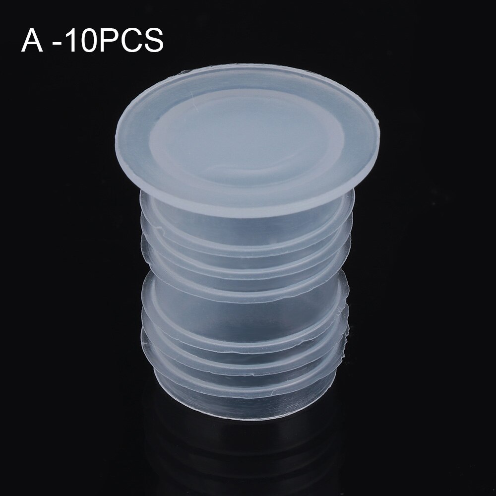 Tapón para botella de cerveza, tapón de plástico para cerveza casera, herramienta de cocina y Bar, sellador de vidrio, desechable, 10 Uds.: A 10pcs