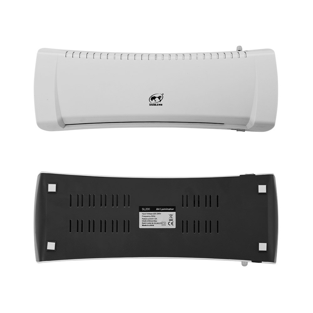 SL200 Laminator Machine and Cold Laminating Machine Two Rollers A4 Size Laminator for Photo Picture Credit Card Home Office