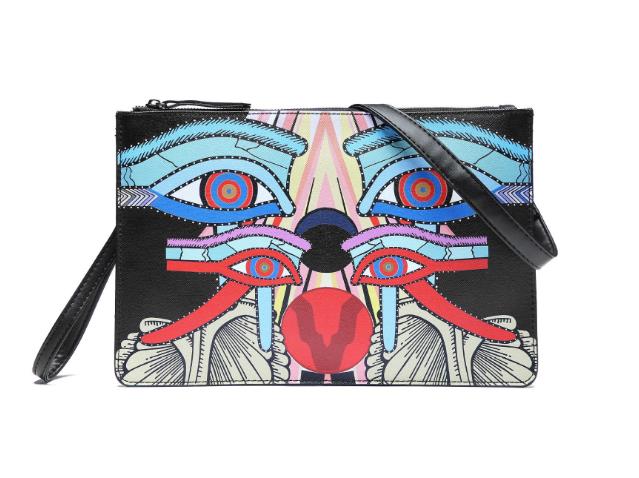 Highreal Vrouwen Dag Koppelingen Boog Lederen Crossbody Messenger Bags Dames Envelop Avond Tote Party Handtassen: 08