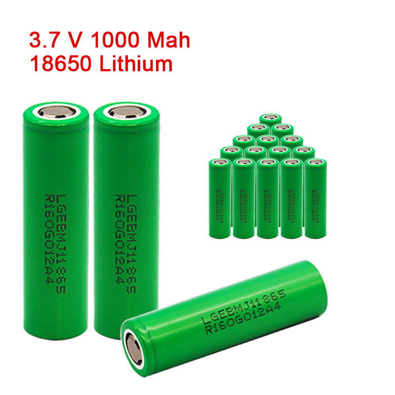 2022 Slae 3.7 V 1000 Mah 18650 Lithium Oplaadbare Batterij Voor Zaklamp Batterijen Voor 18650 500Mah Batterij