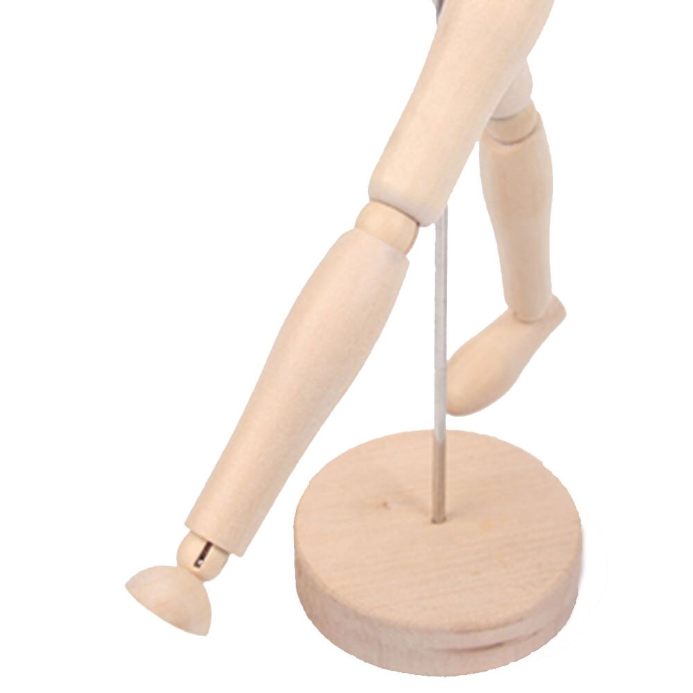 Wooden Joint Model Dolls 4.5/5.5/8 Inches Sketch Model Bauble Human Artist Wooden Manikin Drawing Mannequin Model