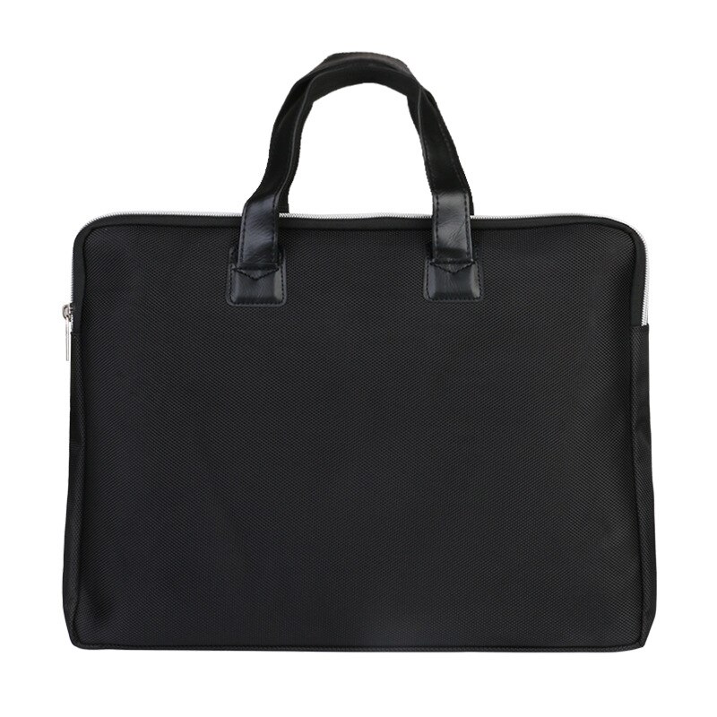 Storage Of Documents A4 Laptop Bag B4 Waterproof Briefcase For Men Oxford Double Zipper Portable Office Business Bag Handbag Man