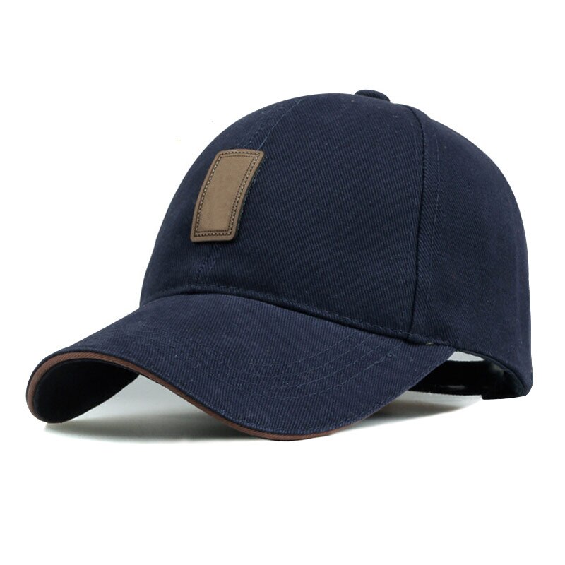 Sombrero de algodón de secado rápido ajustable para hombre y mujer, gorra de protección solar para deportes al aire libre, ciclismo, correr, senderismo, pesca, viajar, Golf, estilo: Navy