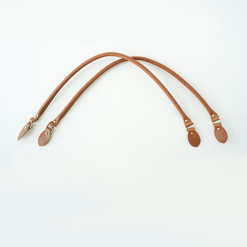 2 Stks/set Lederen Handvat Vrouwen Schoudertas Riem Diy Vervanging Accessoires Handtas Handvat Strap Band Tas Riem: brown
