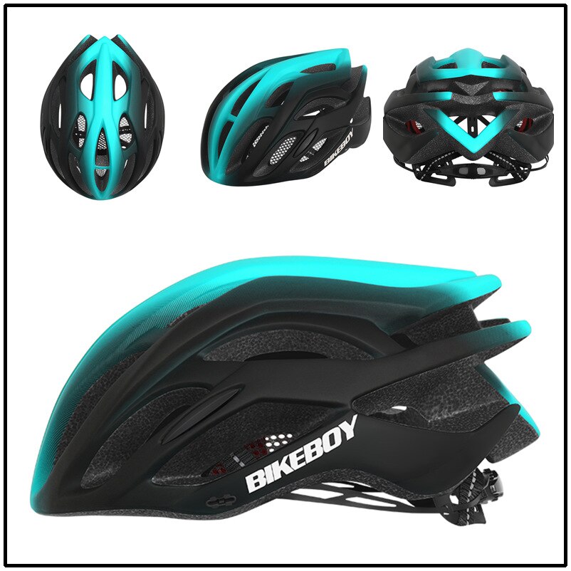 BIKEBOY Intergrally-Molded Cycling Helmet Men Women Ultralight Mountain Road Bike Bicycle MTB Helmets Safety Cap: F