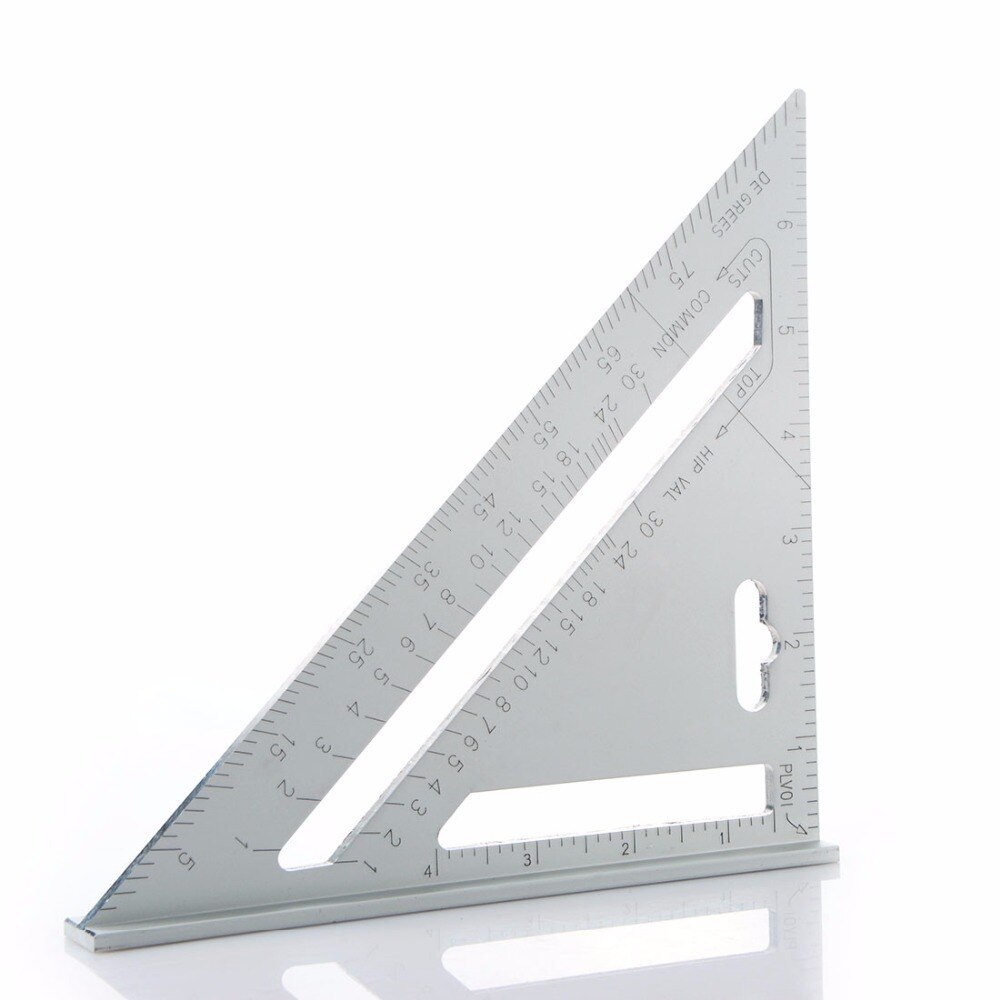 Triangle Ruler Angle Protractor Woodworking Miter Speed Square Measuring Ruler For Building Measuring Carpenter Tools