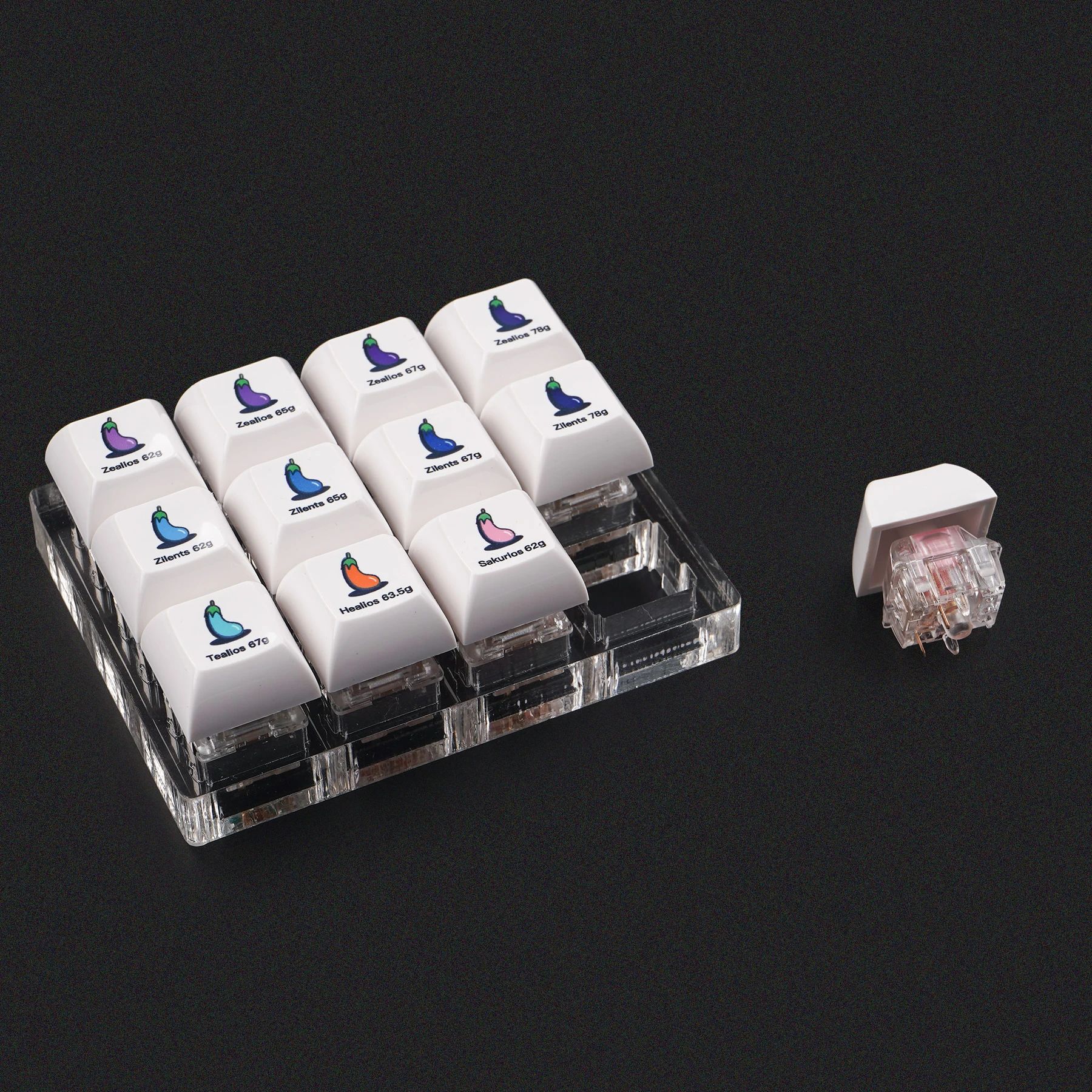 Zeal PC Switch Tester Zealios Zilents Tealios Sakurios