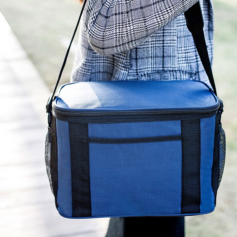 Schouder Picknick Koeltas Waterdichte Outdoor Camping Fruit Snacks Drinken Houden Verse Handtas Grotere Capaciteit Voedsel Thermische Pouch