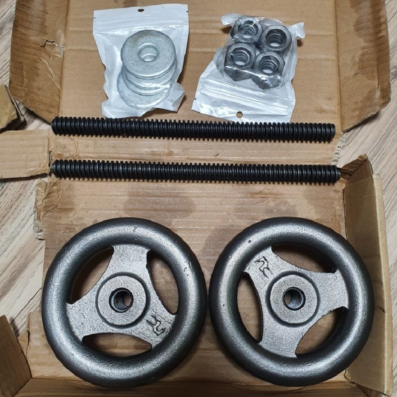 Volante de mano de hierro fundido de 5 &quot;para carpintería, accesorios de banco de trabajo, mesa de carpintería, tornillo de banco Moxon