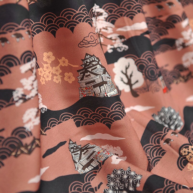Mulberry silke crepe stof klud pr meter 18mm bredde 139 cm blød dametøj kjole skjorte stof silke klud